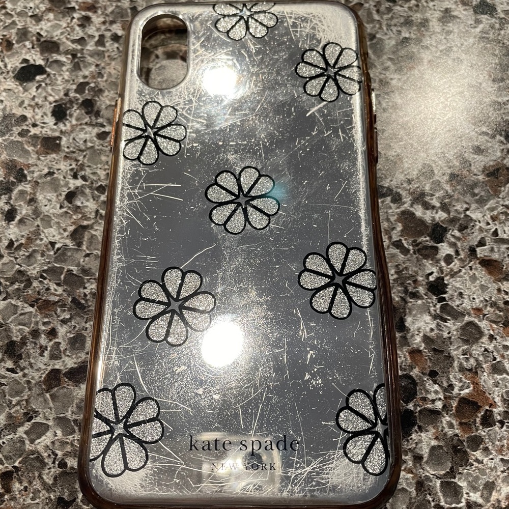 Kate Spade mirror spade iPhone X case
